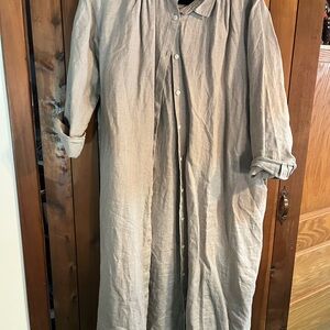 Muji Beige Midi Dress